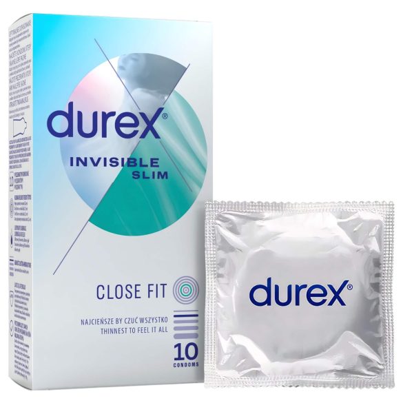 Durex Invisible Slim - õhuke kondoom (10tk)