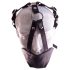 Rouge - ehtsast nahast mask ja suupall (must)