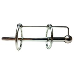   Rouge - dilataator topelt rõngaga - roostevaba teras - hõbedane