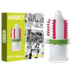   Egzo Dulche Bombero - tekstuuriga kondoom - stimuleeriv - 1 tk