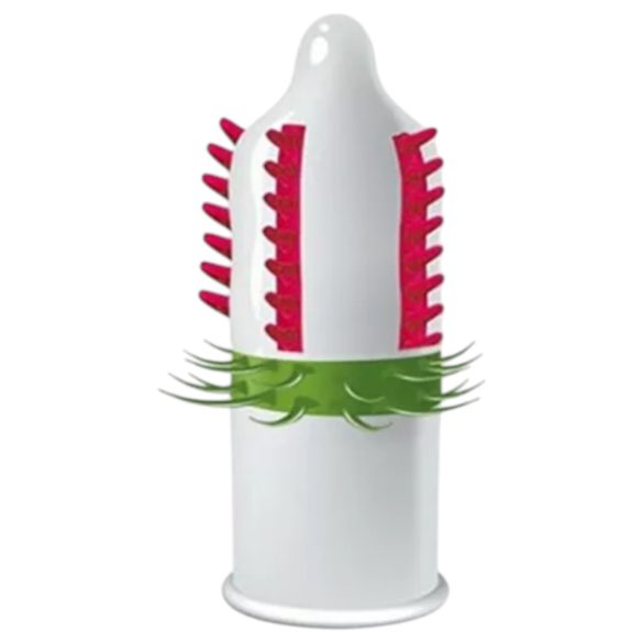 Egzo Dulche Bombero - tekstuuriga kondoom - stimuleeriv - 1 tk