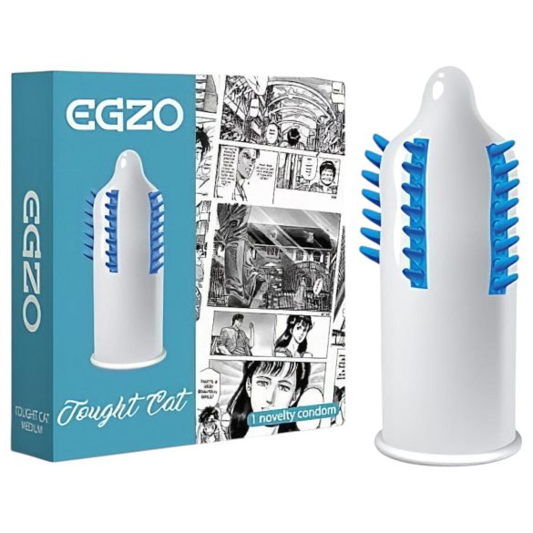 Egzo Tough Cat – sooneline, ogadega kondoom (1 tk)