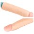 Üksildane Max - elutruu vibraator (17cm) - naturaalne
