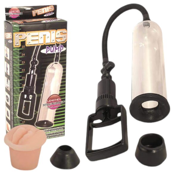 Üksildase mehe peenisepump - 3-osaline komplekt