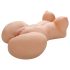 Üksildane nauding: naiselik torso masturbator (naturaalne)