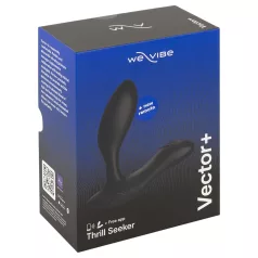   We-Vibe Vector+ - rakendusega juhitav anaalseksvibraator (must)