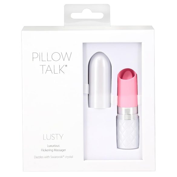 Pillow Talk Lusty - laetav keele vibraator (roosa)