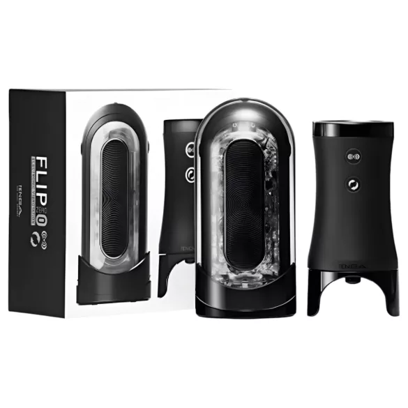 TENGA Flip 0 Electronic - automaatne masturbaator - must