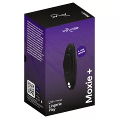   We-Vibe Moxie+ - kantav äpi ja puldiga kliitorivibraator (must)