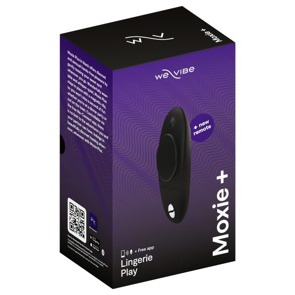 We-Vibe Moxie+ - nutikas, raadiosaatjaga kliitori vibraator (must)