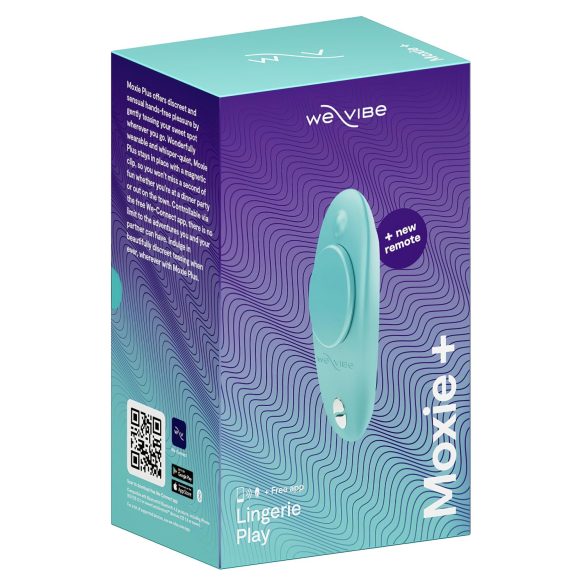 We-Vibe Moxie+ - nutikas, kaugjuhtimisega kliitorivibraator (türkiis)