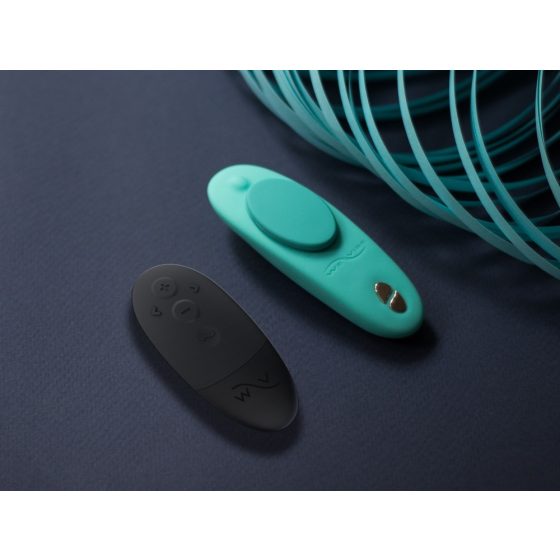 We-Vibe Moxie+ - rechargeable, radio controlled, smart clitoral vibrator (turquoise)