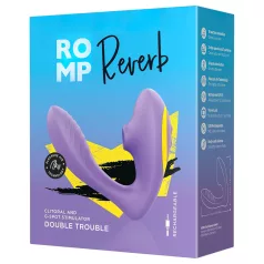ROMP Reverb - õhulainega 2-in-1 G-punkti vibraator (lilla)