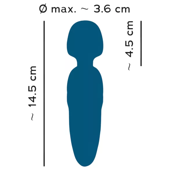 You2Toys Petite - akuga massaaživibraator - sinine