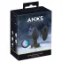 ANOS - valgustusega vibreeriv anaaltapp (must)
