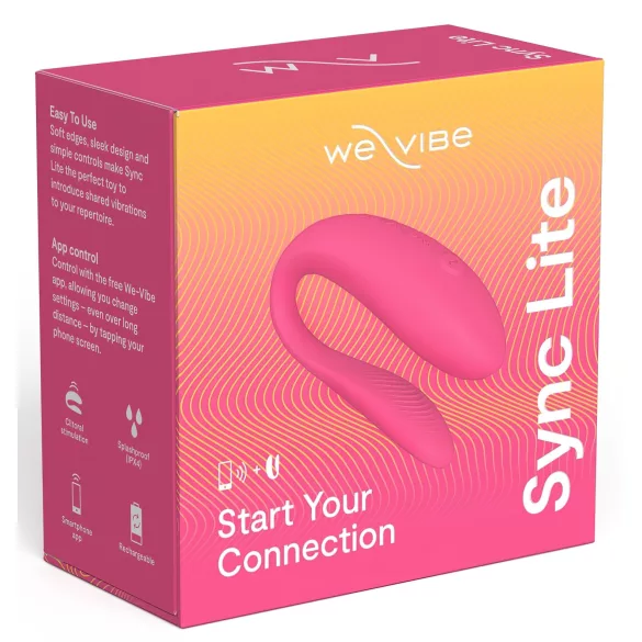 We-Vibe Sync Lite - paaride vibraator - kaugjuhtimisega - roosa