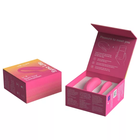 We-Vibe Sync Lite - paaride vibraator - kaugjuhtimisega - roosa