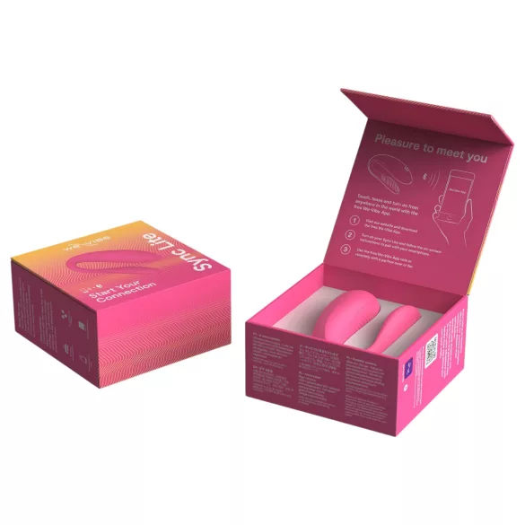 We-Vibe Sync Lite - paaride vibraator - kaugjuhtimisega - roosa