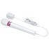 Le Wand Petite Plug-In – võrku ühendatav mini-massaaživibraator (valge)