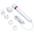 Le Wand Petite Plug-In – võrku ühendatav mini-massaaživibraator (valge)