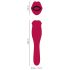 You2Toys - 2in1 keelevibraator (roosa)