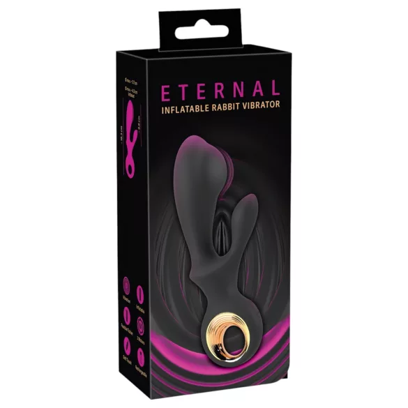 Eternal - vibreeriv pumpatav kliitorstimulaator - must