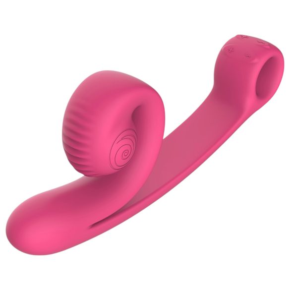 Tigu Vibraator Curve - 2in1 kliitorivibraator (roosa)