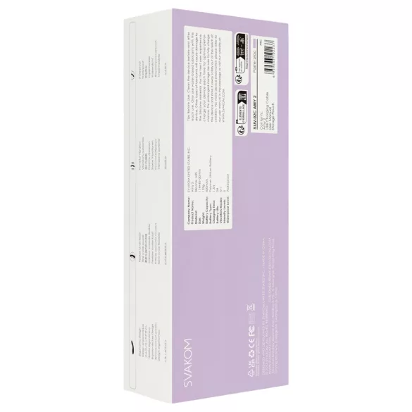 Svakom Amy 2 - akuga G-punkti vibraator - veekindel - lilla