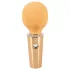 You2Toys - mini wand vibraator - akuga - kollane