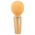 You2Toys - mini wand vibraator - akuga - kollane