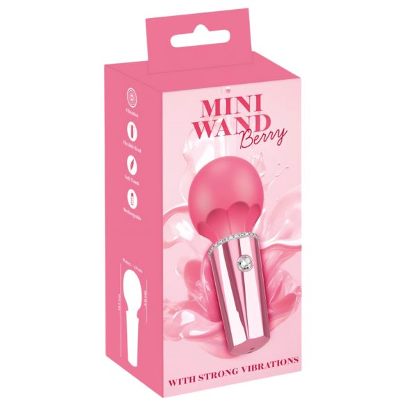 You2Toys Mini Wand - akulaetav massaaživibraator (roosa)