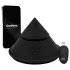 The Cowgirl Cone - rakendusega juhitav premium-seksmasin - 2 vahetatava otsikuga, 20 vibratsioonirežiimi (must)