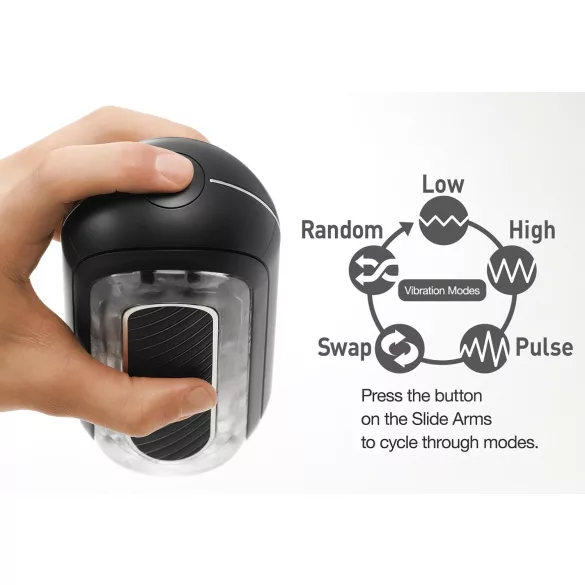 TENGA Flip Zero - võimas masturbaator (must)