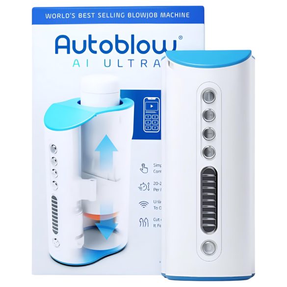Autoblow A.I. Ultra - võrguga super suu masturbaator (valge)