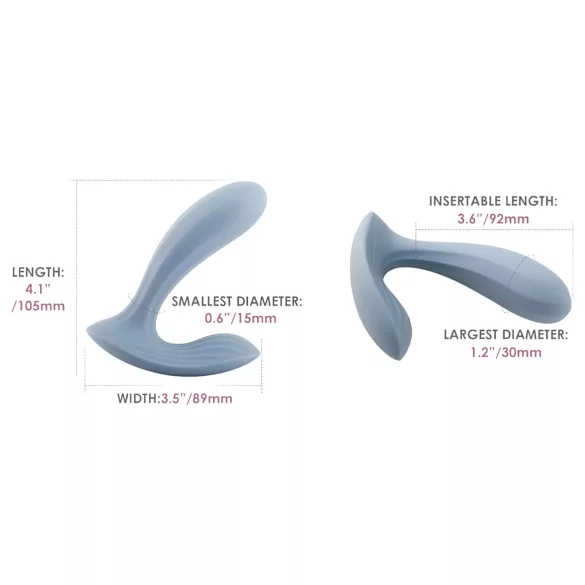 Svakom Erica - nutikas kantav vibraator - sinine