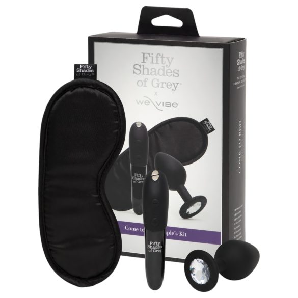 / Viiskümmend halli varjundit Come To Bed - komplekt - 3 tk (must)