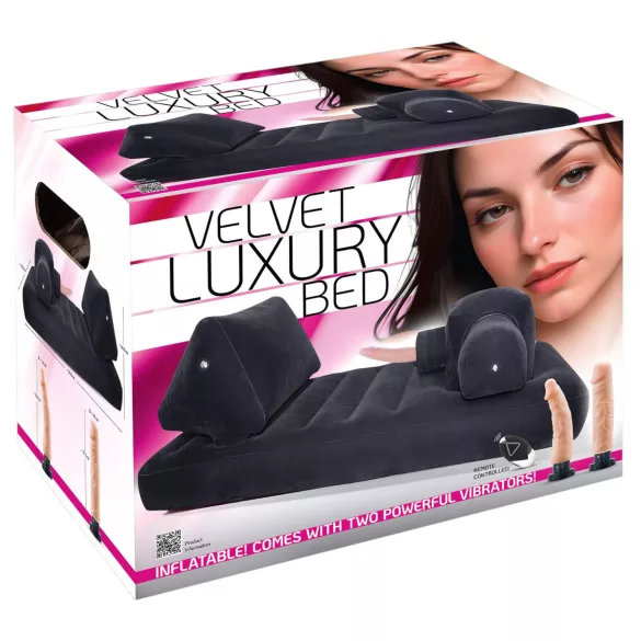 You2Toys Velvet Luxury - seksimasin sisseehitatud voodiga must