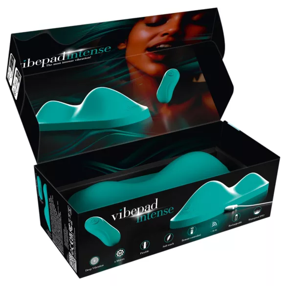 Vibepad Intense - kliitorit stimuleeriv padi vibraator (türkiissinine)