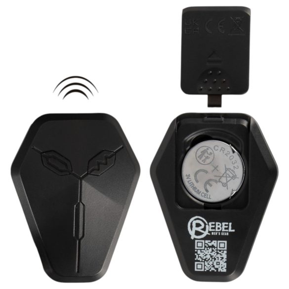 Rebel - eesnäärme vibraator - tõukav funktsioon - must