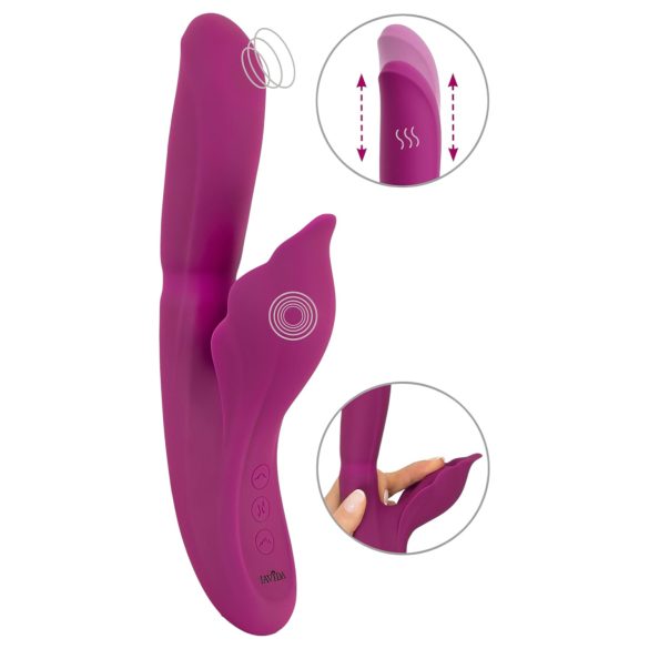 Javida - 4in1 G-punkti ja kliitori stimulaator vibraator (lilla)