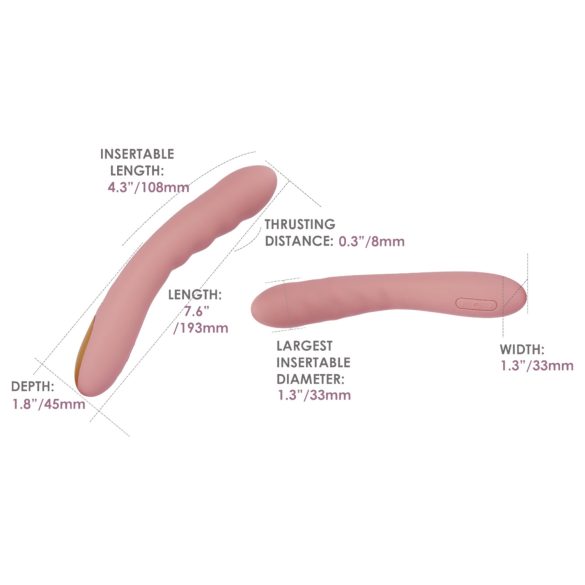 Svakom Ava Neo - nutikas tõukevibraator - roosa