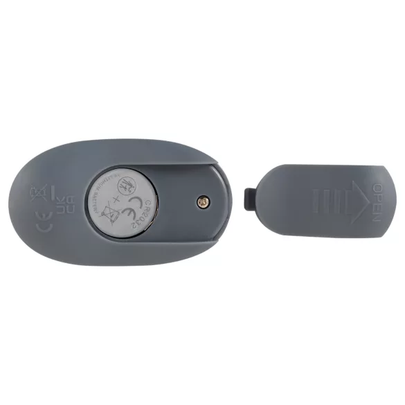 Beau Coeur Vylor - peenise- ja munandite rõngas kliitoristimulaatoriga - hall