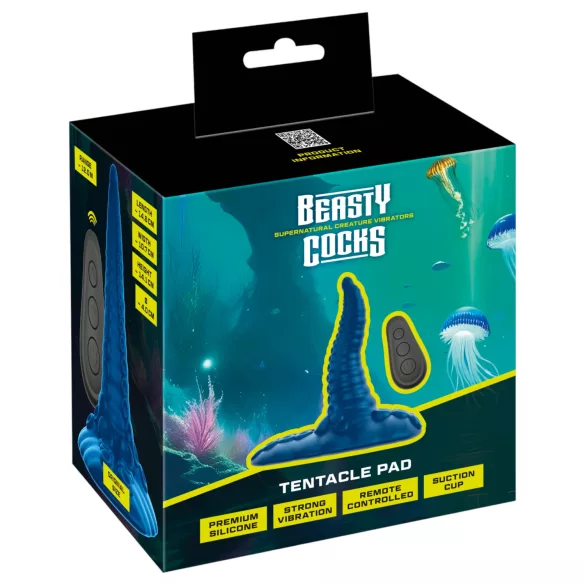 Beasty Cocks - G-punkti vibraator polipikätega - sinine