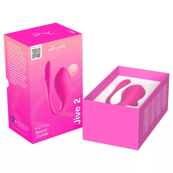 We-Vibe Jive 2 - kantav, puldiga juhitav G-punkti vibraator (roosa)