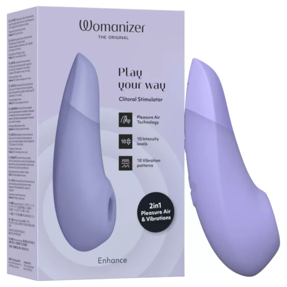 Womanizer Enhance - õhulainetega kliitoristimulaator (lilla)