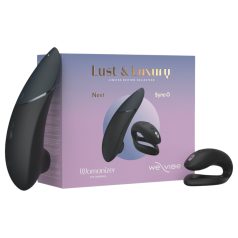   Womanizer Lust&Luxury - kliitori- ja paarivibraator komplekt - must
