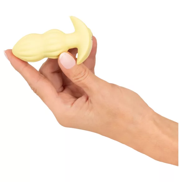 Cuties Mini - anaalvibraator - sooniline pind - kollane