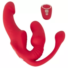   You2Toys Strapless - rihmata/rihmata kinnitatav kolmekordne vibraator (roosa)