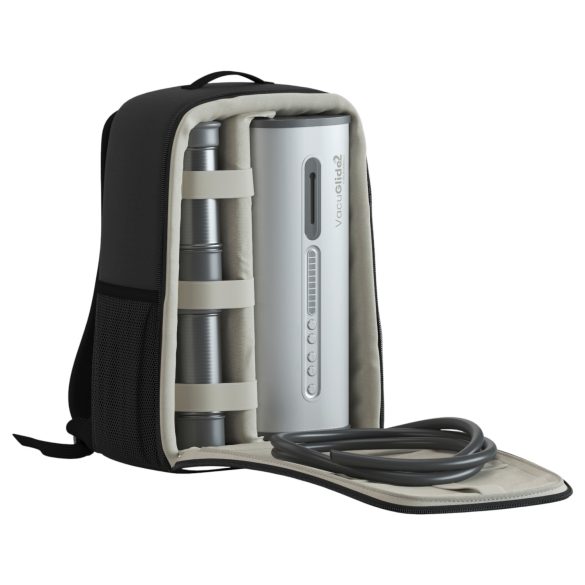 VacuGlide 2 - automaatne meeste masturbaator - luksuslik hõbedane - vooluvõrku