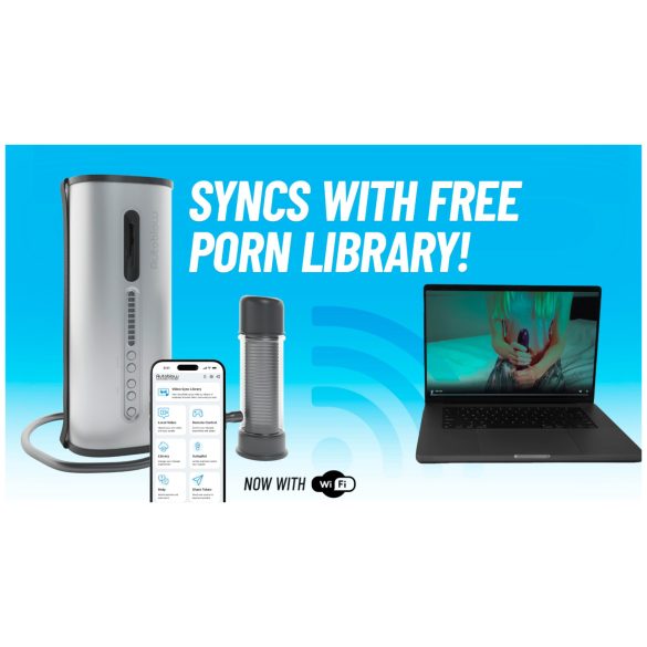 VacuGlide 2 - automaatne meeste masturbaator - luksuslik hõbedane - vooluvõrku